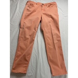 Calvin Klein Jeans Ankle Skinny Jeans Womens 10‎ Coral Five Pocket Denim